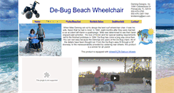 Desktop Screenshot of beachwheelchair.com